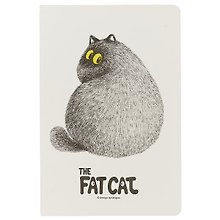 Тетрадь общая «Fat cat», 44 листа в клетку, А5, в ассортименте - Languo