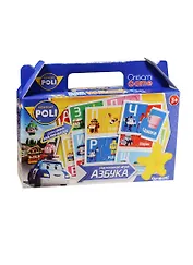 Игра настольная, т.м. Robocar, Азбука в чемоданчике 02351