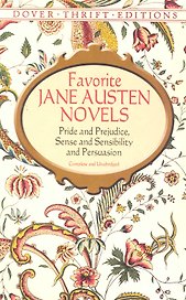 Favorite Jane Austen Novels. Pride and Prejudice, Sense and Sensability and Persuation (3 vol), в коробке
