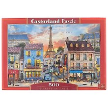 Пазл «Улицы Парижа» 500 элементов, Castorland