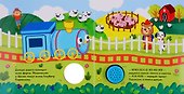 Голубой паровозик. Книжка со звуковой кнопкой - 2