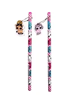 Карандаш LOL, чернографитный HB с ластиком и подвеской