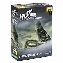 Настольная игра «Квест-приключение Корпорация Монохром», ZVEZDA
