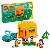 77054 Конструктор детский LEGO Animal Crossing Фургон Лейфа и Садовый магазин, 263 деталей, возраст 7+