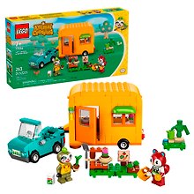 LEGO Animal Crossing: Фургон и магазин в саду Лейфа, 263 детали (77054)