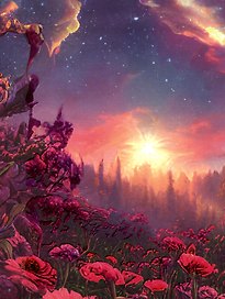 Записная книжка «Дивный сад» А6, 80 листов в клетку, Listoff