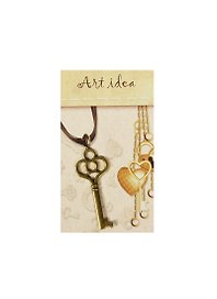 Кулоны в асс.1 Ключ бронзовый (QA 3683) (14021161) (упаковка)