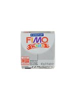 FIMO kids полимерная глина для детей (блестящий серебряный) (8030-812) (42г) (упаковка)