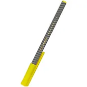 Ручка капиллярная 0,3мм желт., Edding