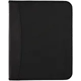 Папка на молнии 2отд. А4 350*282*33мм пласт., 4 кармана, бизнес-класс, черная