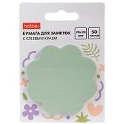 Блок бумаги 70*70 "Цветок" самоклеящийся желтый 50л, Hatber