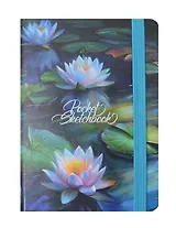 Скетчбук А6 48л "Кувшинки" 80г/м2, тв.обложка, мат.ламинация, резинка