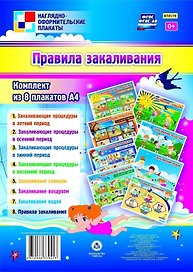 Комплект плакатов "Правила закаливания"
