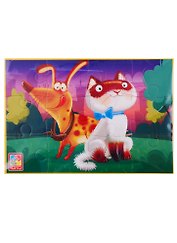 Мягкие пазлы А5 Vladi Toys Кот и собака
