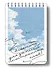 Блокнот для записи иностранных слов на пружине (Лазурное небо) - 1