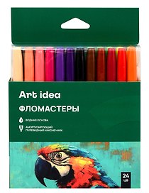 Фломастеры Art idea, 24 цвета