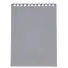 Блокнот А6 80л кл. "CANVAS" серый, пласт.обл, спираль - 0