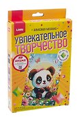 Набор для творчества Lori. Алмазная мозаика детская «Милая панда», 15 х 20 см, с частичным заполнением - 2