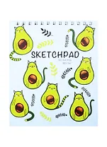 Скетчбук "Авокадо", А6, 60 листов