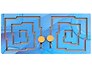 Развивающая игра Fofa. Лабиринт. Полушарная доска "Квадрат"