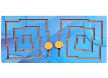 Развивающая игрушка «Лабиринт. Полушарная доска. Квадрат», Fofa