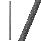 Бумага упаковочная 70*100см "Белые ромбы на темно-сером" глянц., муж., инд.уп.