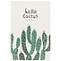 Тетрадь в клетку Languo, Hello cactus, 44 листа, в ассортименте - 0