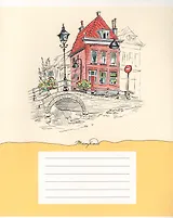 Тетрадь в линейку Listoff, "Городские зарисовки", 24 листа