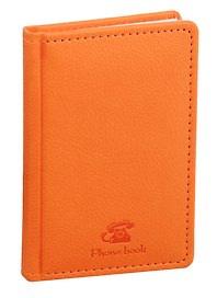 Алфавитная книга Lezar А7+, 64 листа, оранжевая