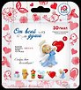 Пазл IQ 3D PUZZLE 7,4*7*4,3см Ангелочек