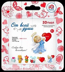 3D пазл «Ангелочек», IQ 3D Puzzle