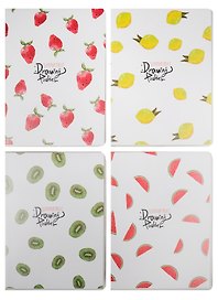 Записная книжка А6 80л лин. "Summer fruit", с ПВХ-обложкой, AnAn