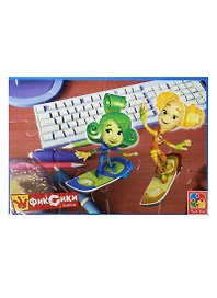 Мягкий пазл «Фиксики» 12 элементов, А5, Vladi Toys