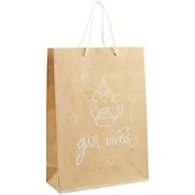 Пакет А4 "Для тебя" крафт, женск.