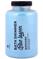 Соль для ванны в баночке с шиммером Blue Lagoon (мерцающая) (550 г)