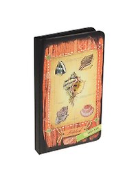 Записная книжка А6+ 96л "РАКУШКИ " 7БЦ, печать в одну краску, тонир.офсет, закругл.углы, каптал, ляссе, Феникс