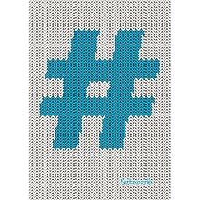 Книга для записей А6, 64л., клетка Вязаный стиль твердая обложка КЗ6642810