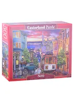 Пазл Канатный трамвай Сан-Франциско, 500 деталей Castor Land