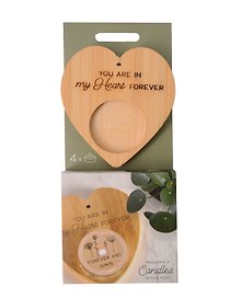 Набор чайных свечей с подсвечником Сердце In my heart (4 штуки)