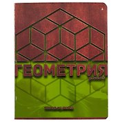 Тетрадь предметная «Металлографика NEW. Геометрия» 48 листов в клетку, со справочными материалами - Альт