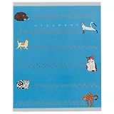 Тетрадь в клетку Unnika, "Золотые лапки", 48 листов, в ассортименте