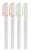 Маркеры для скетчинга «Duo Neon» двусторонние, 4 цвета, Hatber - 1
