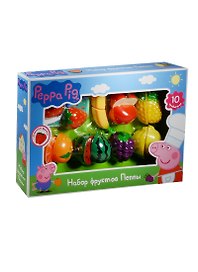 Игровой набор Росмэн т.м. Peppa Pig Набор фруктов 10 предметов