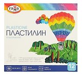 Пластилин Гамма, "Классический", 12 цветов