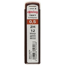 Грифели 0,5мм 12шт "Rotring Tikky" 2Н, Rotring