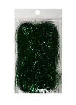 Дождик блестящий для декора в блистере 10гр зеленый