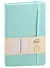 Книга для записей А5 96л кл. "Joy Book. Ментоловый" иск.кожа, тонир.блок, скругл.углы, ляссе, резинка, карман на задн.форзаце - 0