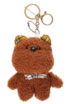 Брелок Мишка с бантиком (плюш) (10см) (12-0644-E9)