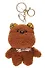 Брелок Мишка с бантиком (плюш) (10см) (12-0644-E9) - 0