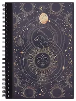 Тетрадь нелинованная Sun and moon, А4, 60 листов